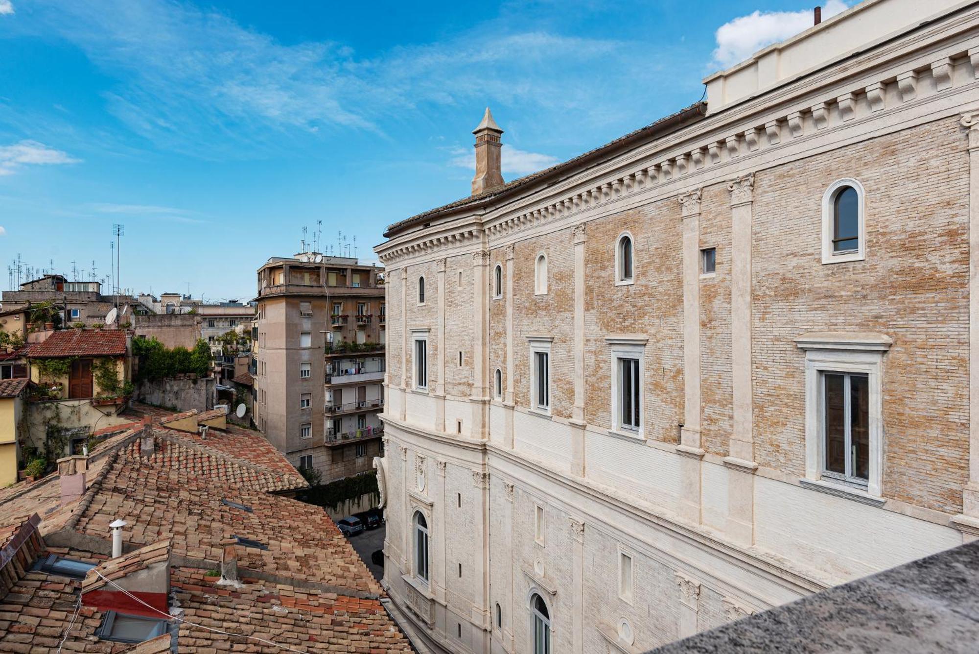 With Terrace In Via Del Pellegrino - Fromhometorome Apartment Rom