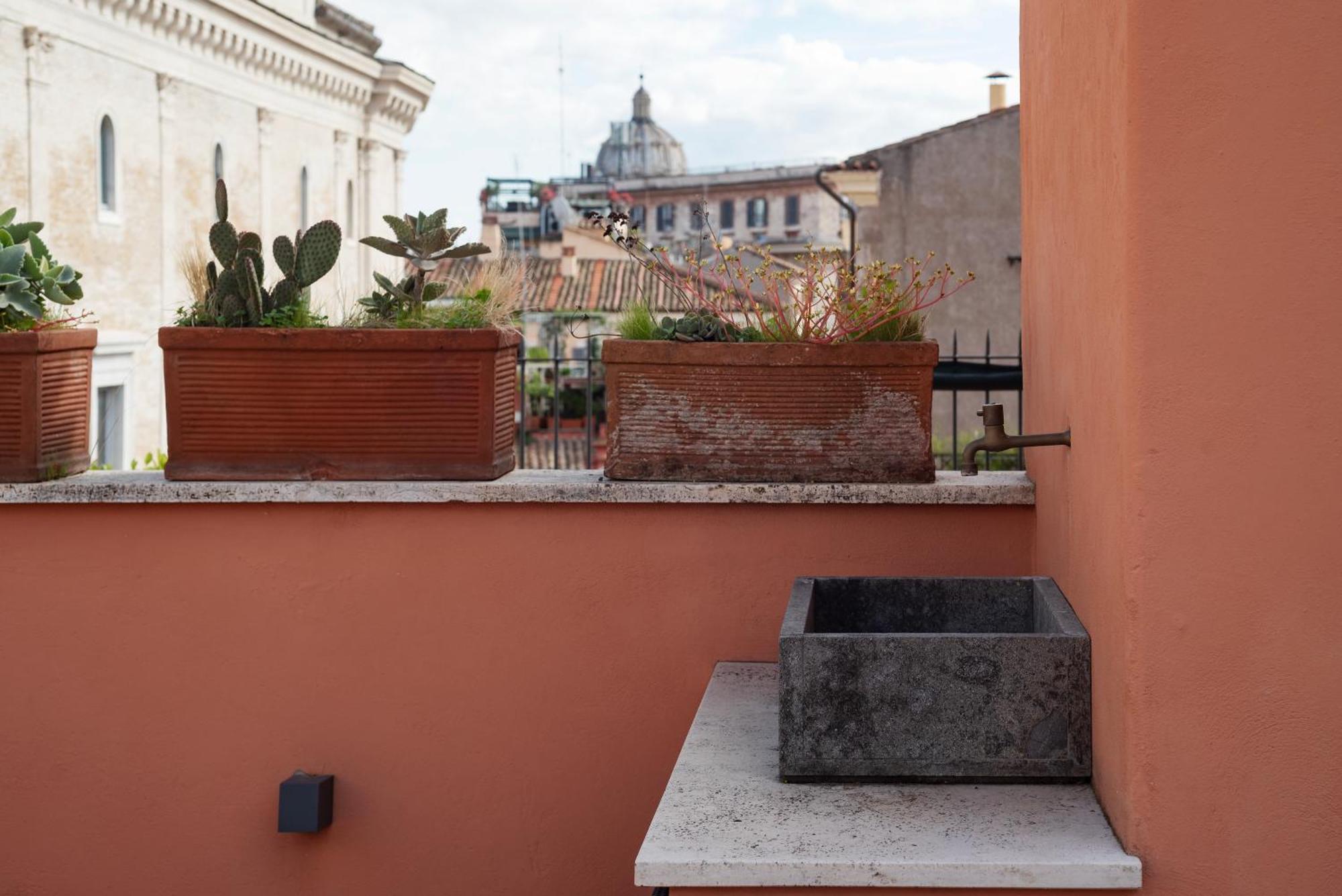 With Terrace In Via Del Pellegrino - Fromhometorome Rom